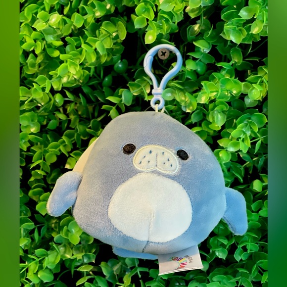 NWT Maeve the Manatee Clip Squishmallows 3" - Picture 2 of 6